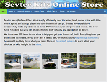 Tablet Screenshot of hovercraft-kits.com